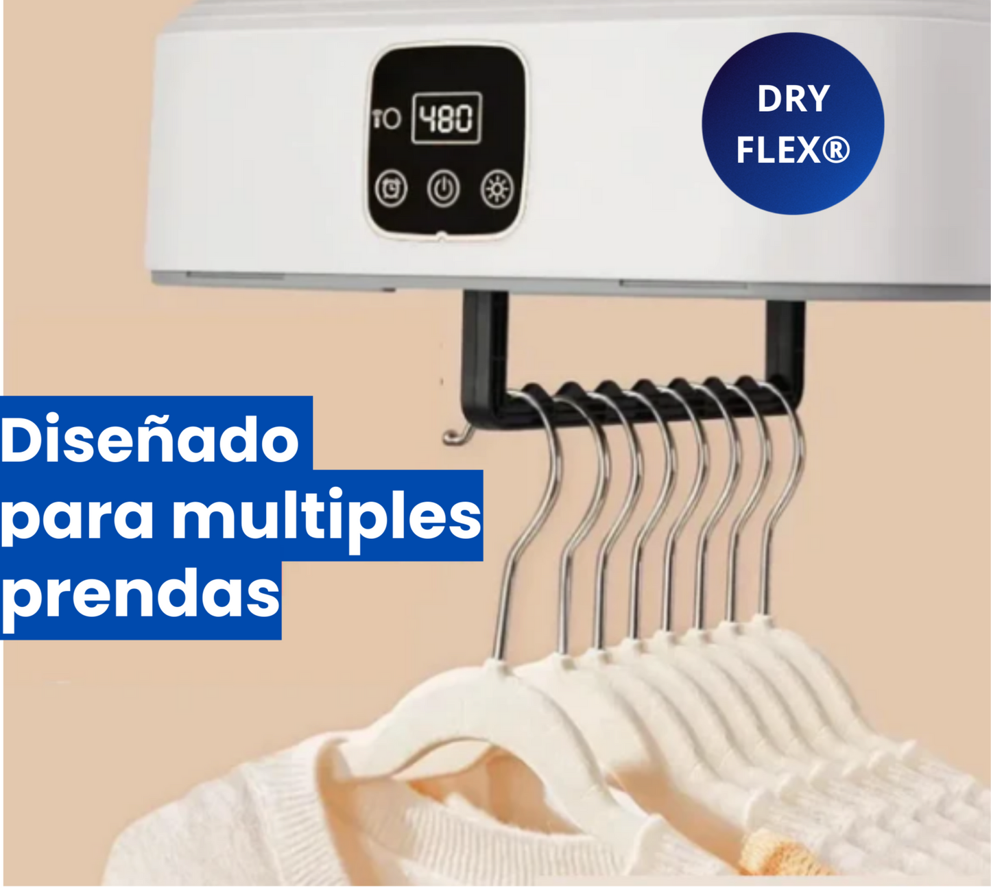 DRYFLEX® SECADOR DE ROPA PORTATIL + ENVÍO GRATIS