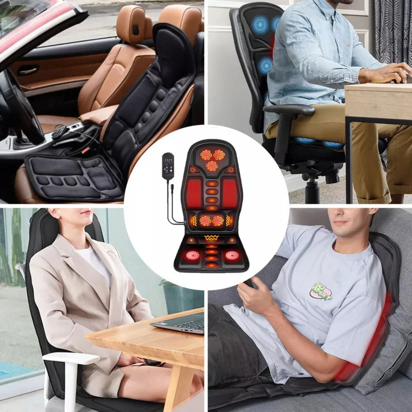 RELAXMAX PRO® SILLA MASAJEADORA + EBOOK "ESTIRAMIENTOS PARA EL DOLOR Y TENSIÓN"
