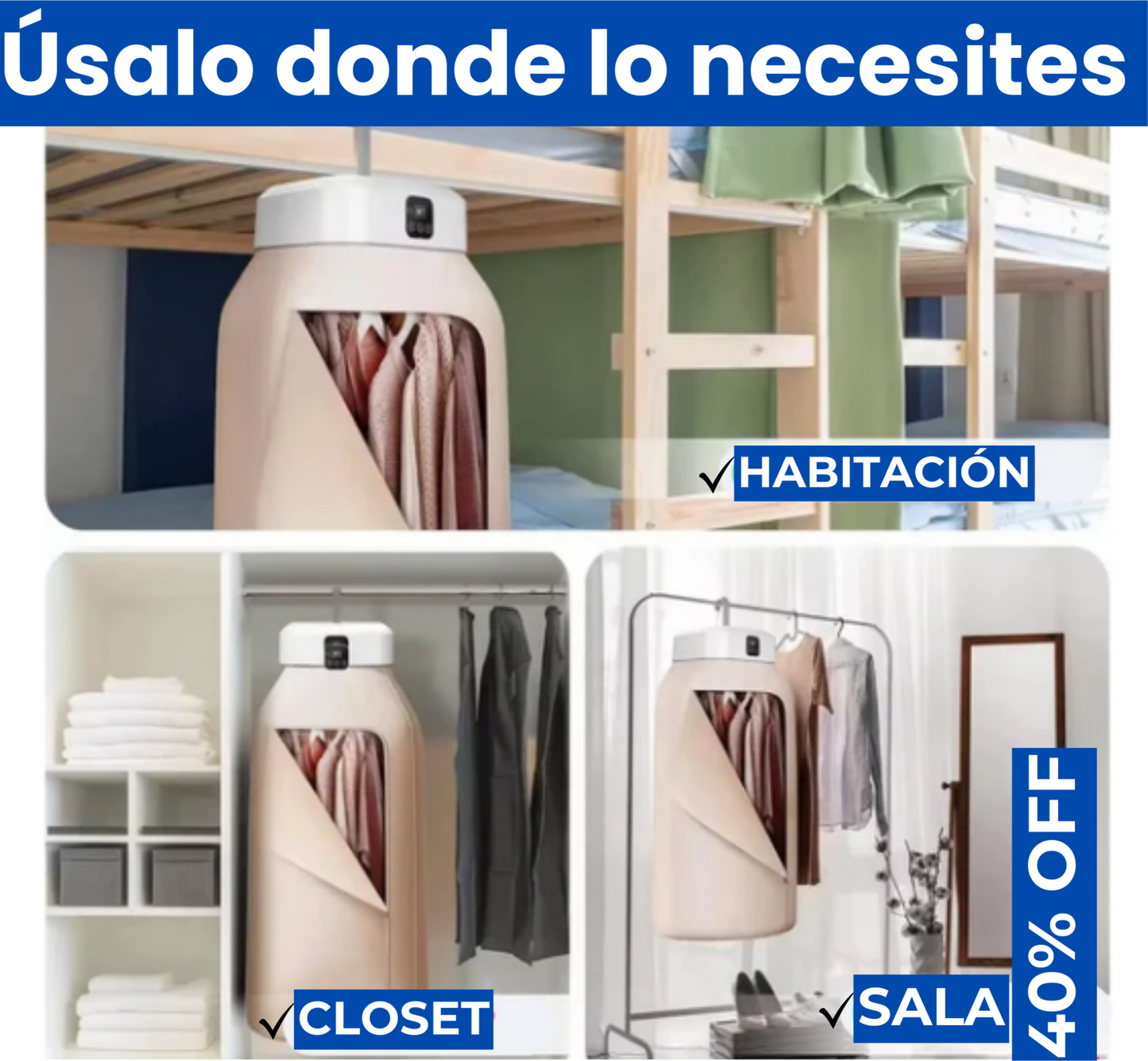 DRYFLEX® SECADOR DE ROPA PORTATIL + ENVÍO GRATIS