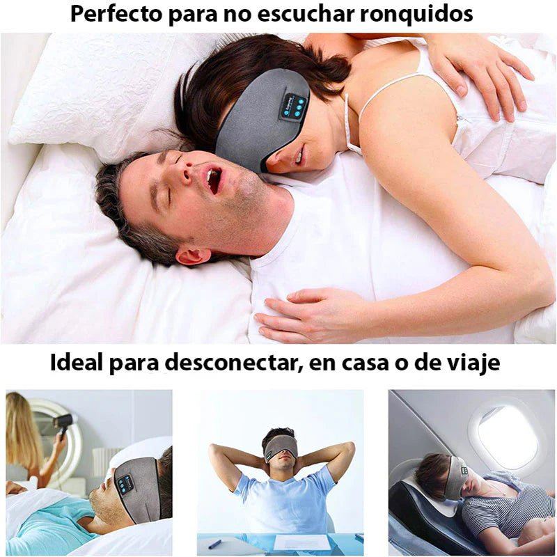 SLEEPBEATS® ANTIFAZ CON BLUETOOTH + PLAYLIST DE RELAJACIÓN GRATIS