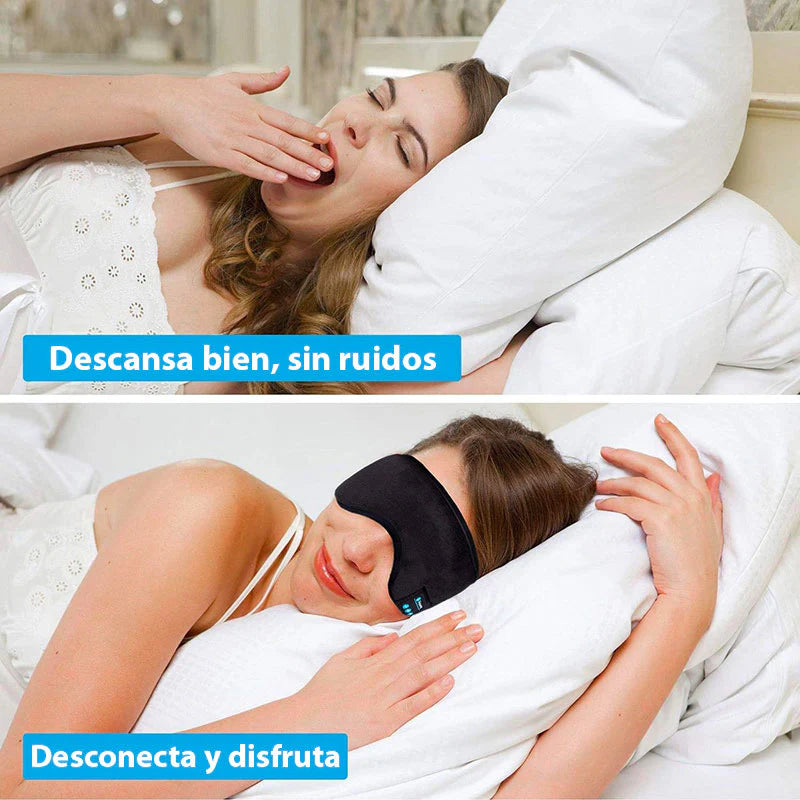 SLEEPBEATS® ANTIFAZ CON BLUETOOTH + PLAYLIST DE RELAJACIÓN GRATIS