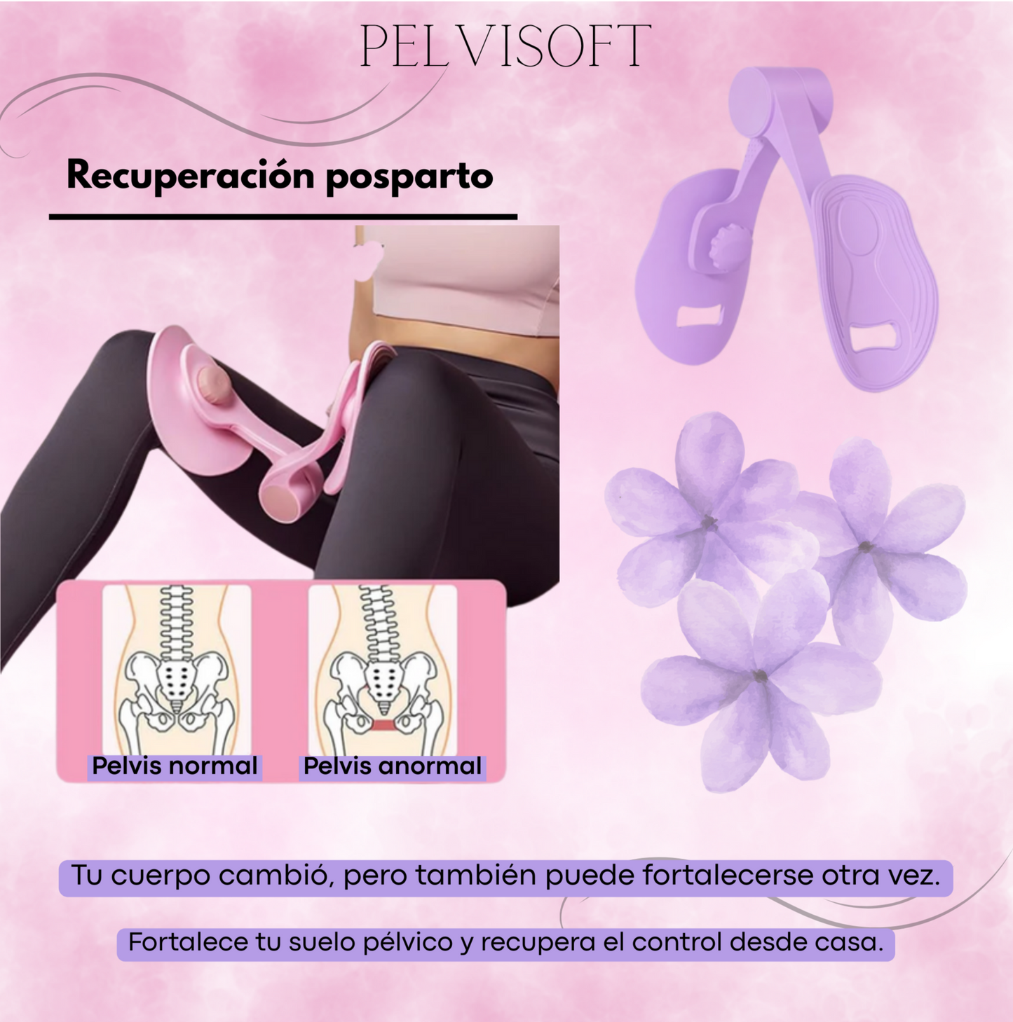 PELVISOFT® EJERCITADOR DEL SUELO PÉLVICO + EBOOK GRATIS"5 MINUTOS AL DÍA PARA CUIDAR TU CENTRO FEMENINO"