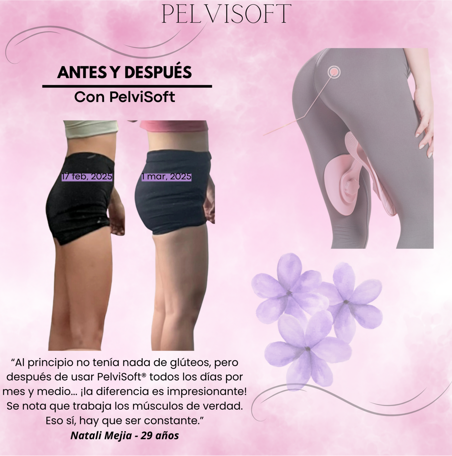 PELVISOFT® EJERCITADOR DEL SUELO PÉLVICO + EBOOK GRATIS"5 MINUTOS AL DÍA PARA CUIDAR TU CENTRO FEMENINO"