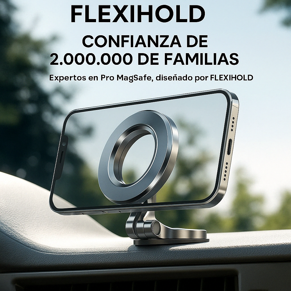 FLEXIHOLD® SOPORTE MAGNETICO DE CELULAR PARA CARRO + ENVÍO GRATIS🎁