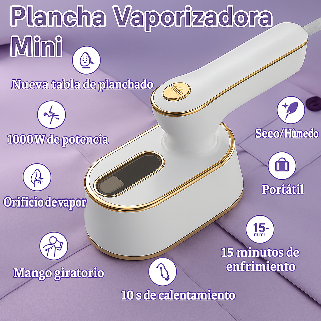 VAPOPLANCHA® PLANCHA A VAPOR PORTATIL + ENVÍO GRATIS