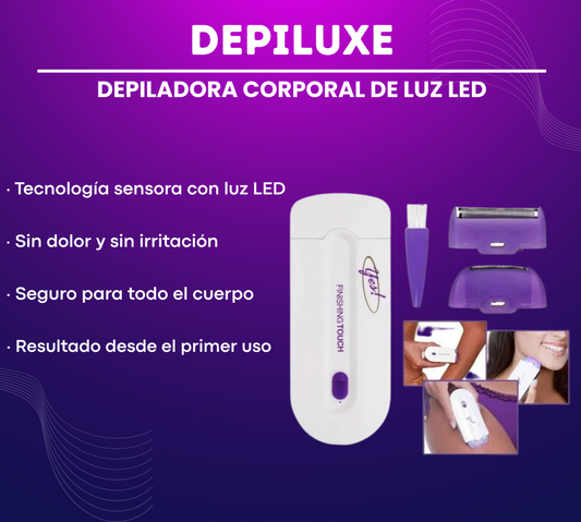 Depiladora DepiLuxe® Quita el vello de raíz y cuida tu piel + Envío  gratis 🎁